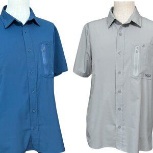 Lot of 2 Gillz Fishing Shirts - Size Medium - Vented Back - Lightweight